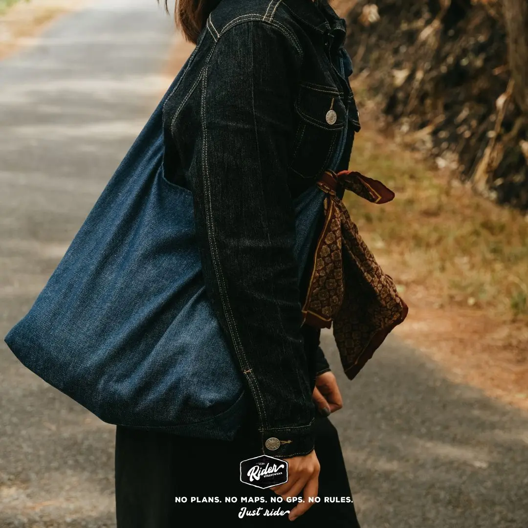 Túi Rider Tsuno Bag Zipper (Version 2 có khoá) - Canvas/Denim - Rider VietNam