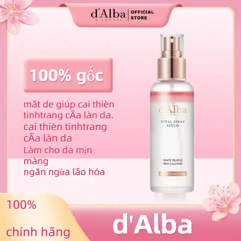 D'Alba serum dạng xịt khoáng vital spray serum