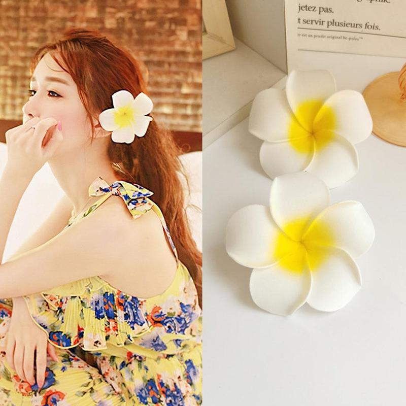 Product Introduction of Kẹp Tóc Hoa Trứng, 7CM, cài tóc, Hoa Chụp Ảnh Đi Biển, Hoa Cưới Nhân Tạo, Có Cạnh, N8F6 25