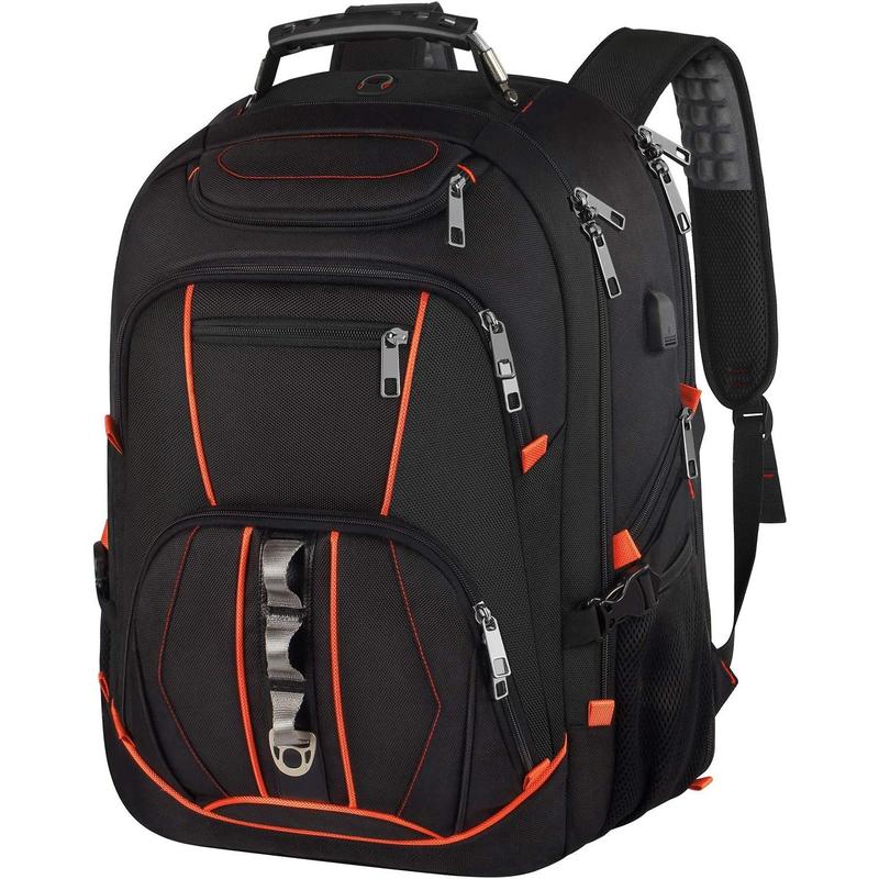 Travel Laptop Backpack, 18.4 inch Gaming Laptop Backpacks with USB Port ...
