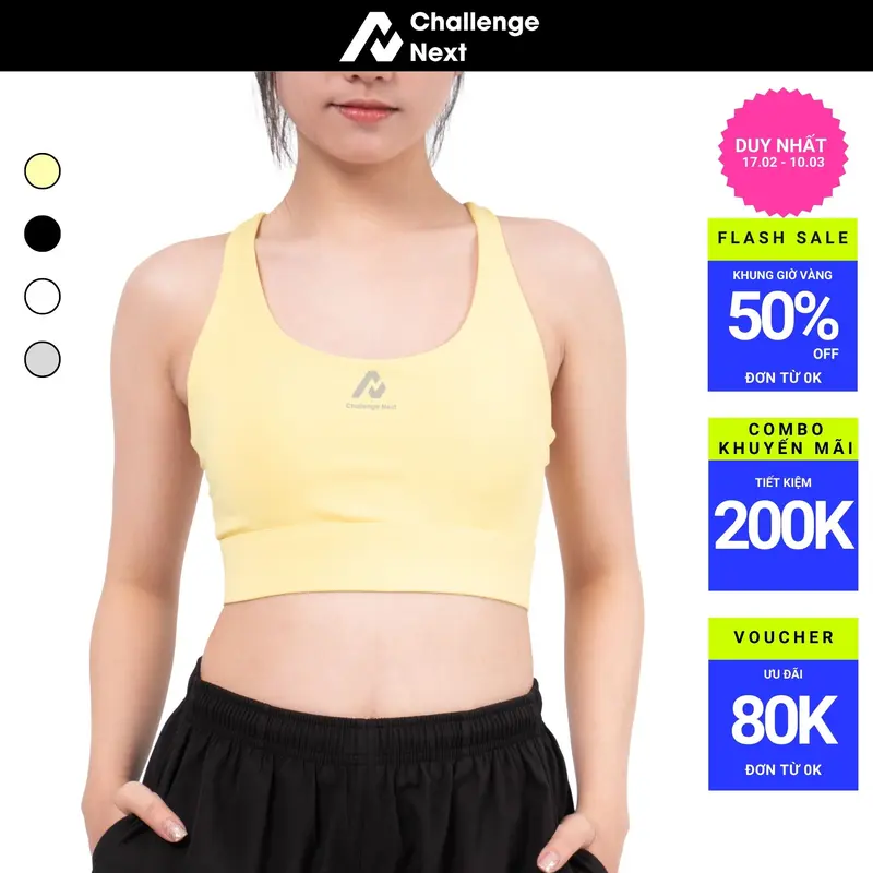 Sport Bra Cao Cấp Phản Quang Tôn Dáng Siêu Đẹp Dây Chéo Có Mút Co Giãn - Tập Yoga, Chạy Bộ, Tập Gym Sport 0