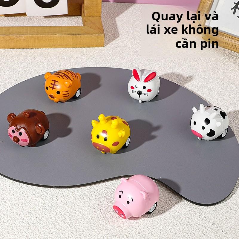 Đồ Chơi Xe Lửa Lên Dây Cót Hình Động Vật Dễ Thương, Kích Thước Nhỏ, 6 Mẫu Ngẫu Nhiên 2