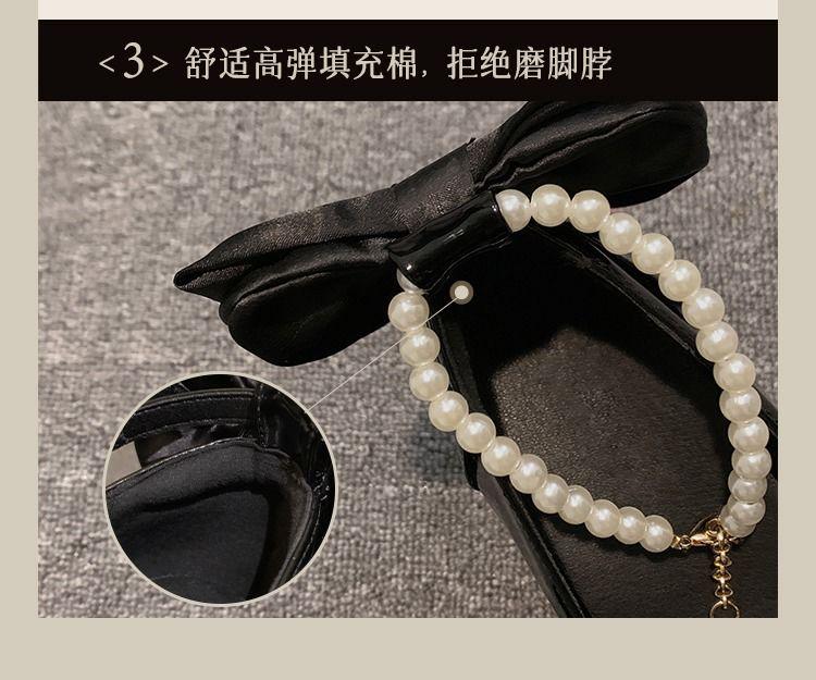 Product Introduction of Giày Da Cao Gót, Cổ Tích Dày, Dành Cho Nữ, Mỏng, Hàng Mới Về Mùa Lò Xo 2024, Phong Cách Pháp, Kiểu Thang Máy Váy, Giày Mary Jane Hoang Dã Shoes 10