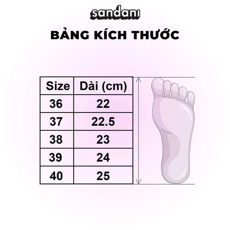 Product Introduction of Giày Sandal Nữ Quai Ngang Đế Êm Chống Trơn, Dây Dù, Màu Xanh Rêu Size 36-40 - Sandani Quai Hậu depnuhottrend 2025 DéP Shoes 0