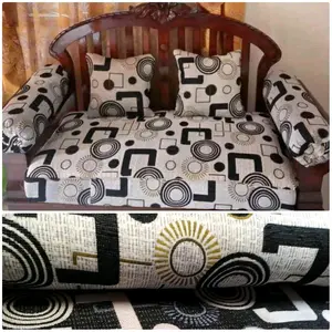 Bahan Kain Chenill Sofa Meubel meteran, Furniture Kain kursi Sofa Per 100x140cm Anti Kusut Sarung