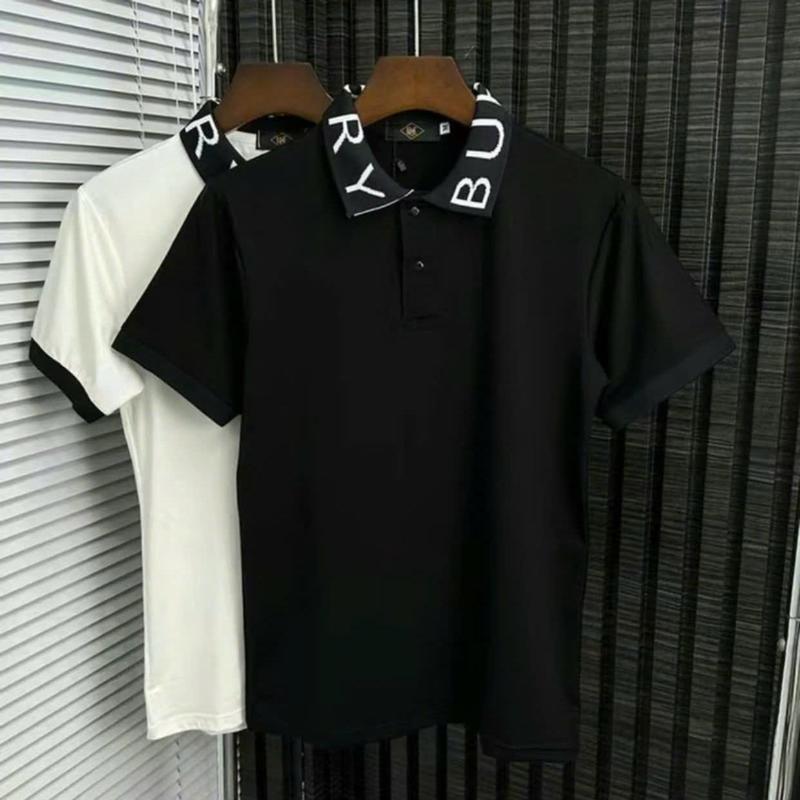 Áo phông cộc tay có cổ Bờ Bờ Rờ cá sấu chất cotton dày dặn 2