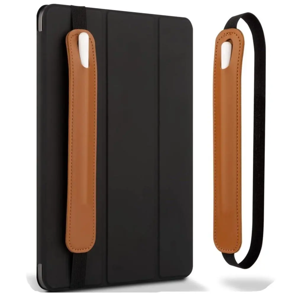 Tablet Stylus Pen Case, PU Leather Stylus Pen Holder, Stylus Pen Elastic Protective Cover, Compatible with iPad Pro 12.9 Inch 11 Inch Air 4th Generation