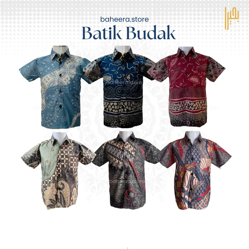 KEMEJA BATIK BUDAK LELAKI LENGAN PENDEK Batik Shirt Baju Batik