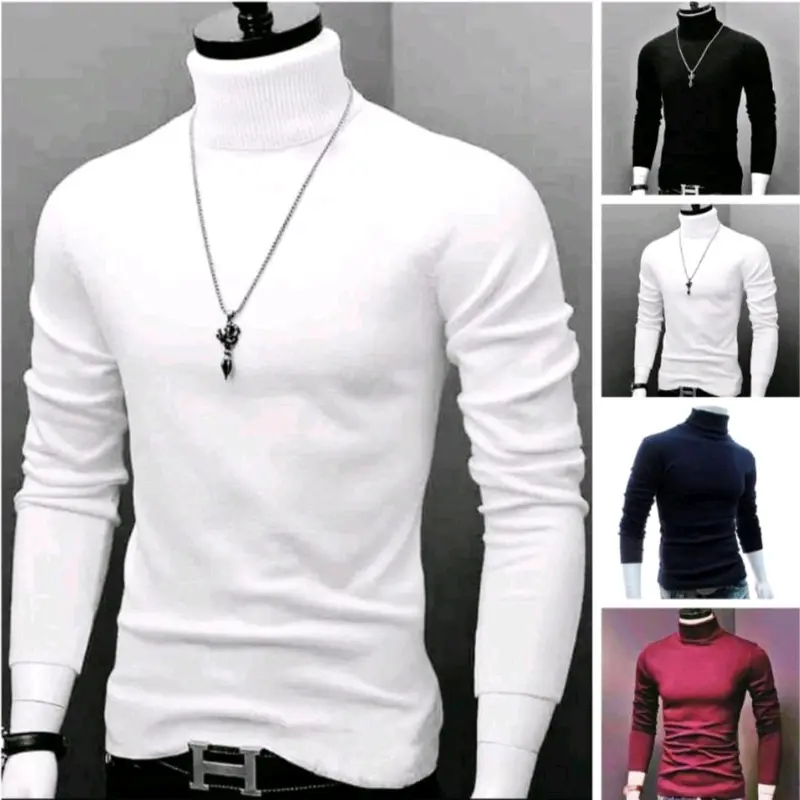 KAOS TURTLENECK LENGAN PANJANG PRIA/KAOS KRAH TINGGI PRIA 0