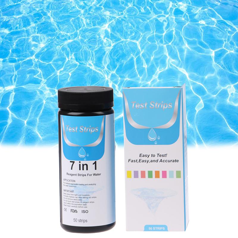 Product Introduction of 50pcs 7 in1 Aquarium Fish Tank Water Tropical PH Test Strips Kit Nitrite Nitrate 31