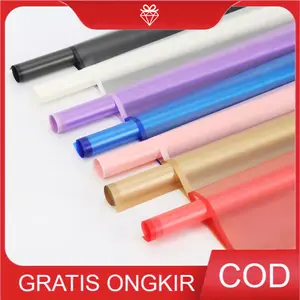 1 LEMBAR Wrapping Blur List Color - Cellophane Buket Bunga W036-1