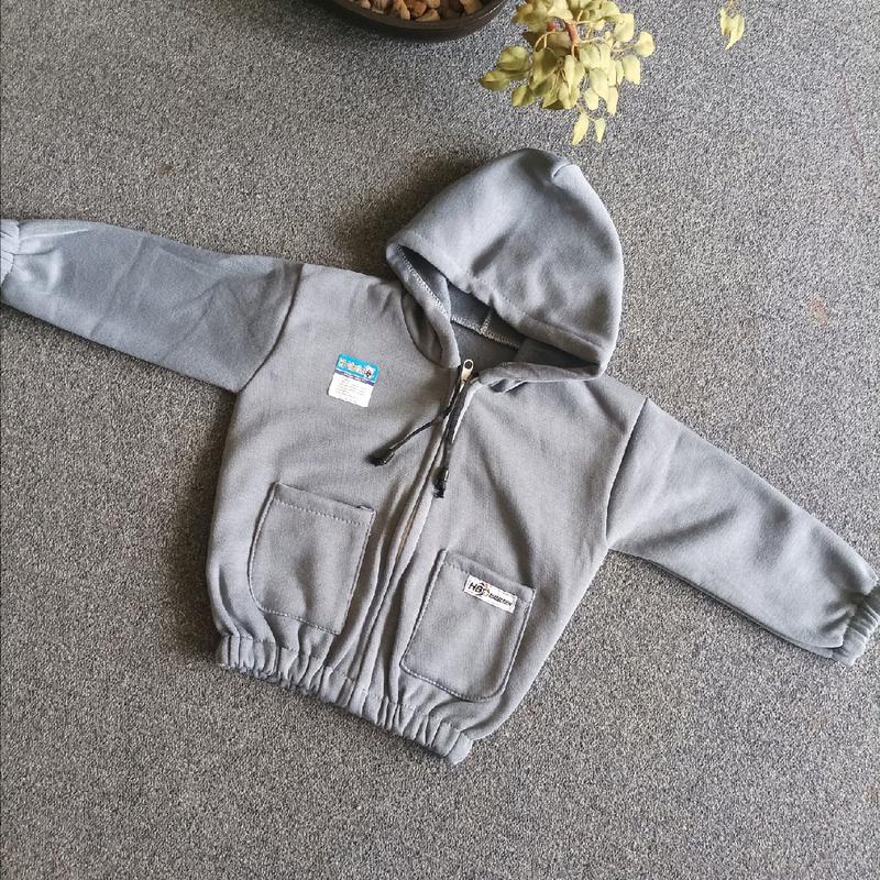 Jaket Bayi, umur 3 sd 12 bulan All Size, dilengkapi kupluk dan sudah berkaret di pergelangan tangan sama pingganya. 3