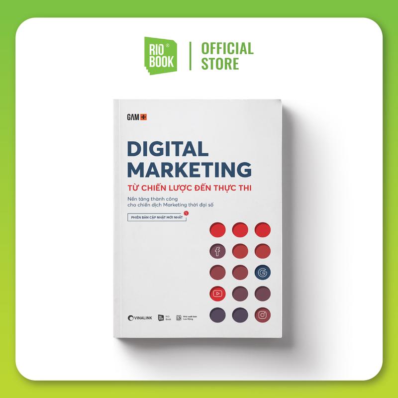 DIGITAL MARKETING - Từ Chiến lược đến thực thi - Sách Tiếng Việt Tái bản Phát hành năm Bìa mềm