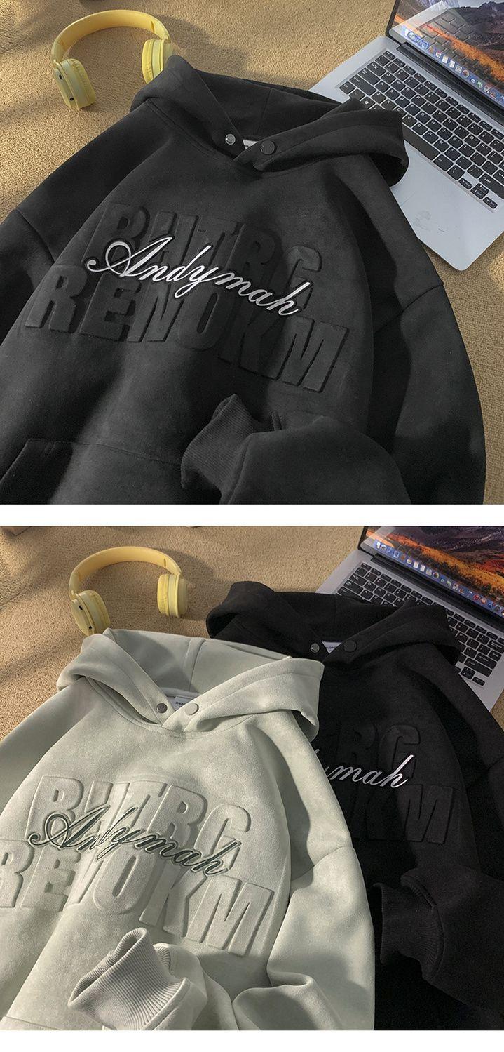 Product Introduction of Áo Hoodie Nặng, Dành Cho Nam Giới, Thương Hiệu Hợp Xu Hướng Có Mũ Trùm Đầu, Thích Hợp Cho Mùa Thu Và Mùa Đông, Thanh Thiếu Niên Và Học Sinh Trung Học, Phong Cách Cổ Điển Mỹ, Hàng Mới Về 2023, Áo Có Mũ Trùm Đầu 5