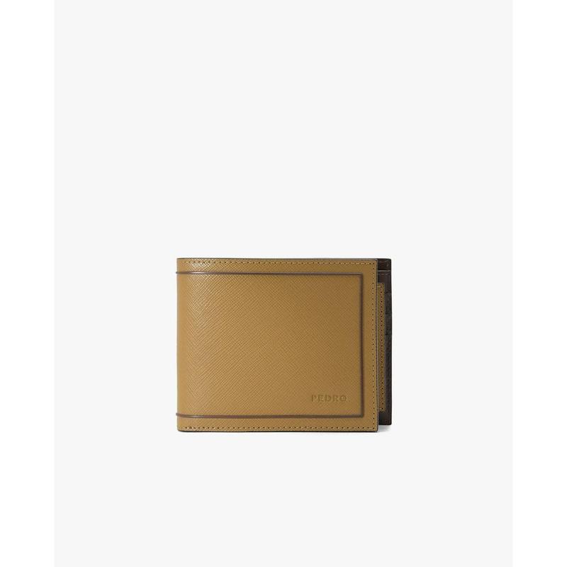PEDRO - Ví nam dáng ngắn gập đôi Saffiano Leather Bi Fold PM4-15940258-51