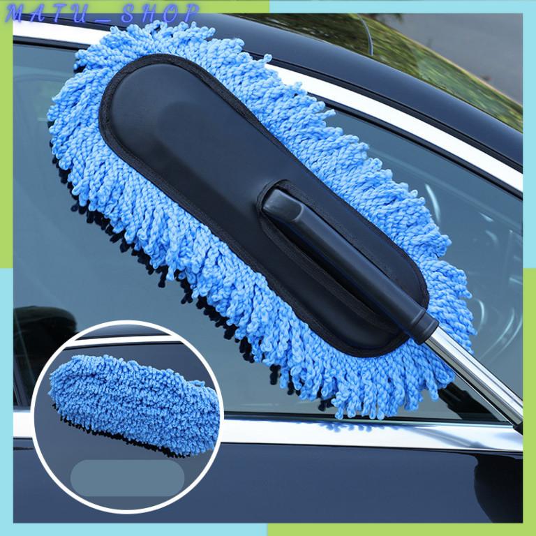 Chổi rửa xe ô tô, cây lau xe oto xe máy, cán chổi điều chỉnh được độ dài cọ rửa Phụ Kiện