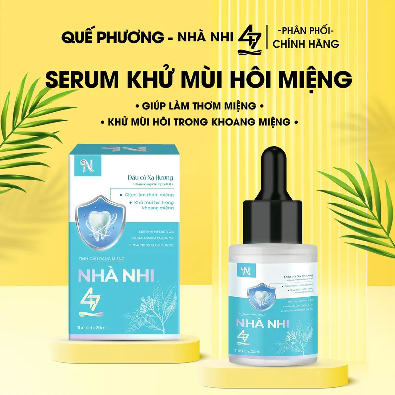 SERUM KHỬ MÙI HÔI MIỆNG NHÀ NHI47 - Xịt miệng - Nước súc miệng 0
