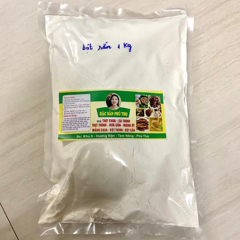 Bột sắn nếp :(dùng làm bánh sắn ) 55 k / 1 kg