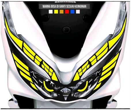 Product Introduction of Stiker CUTTING STIKER MATA ELANG LAMPU PCX 150cc Motor st iker 22