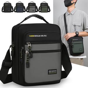 Beg Bahu Lelaki, Beg Selempang Pelbagai Fungsi, Kapasiti Besar, Kalis Air, Sesuai untuk Perjalanan Menegak, Penggunaan Luar dan Kasual, Beg Utusan Crossbody