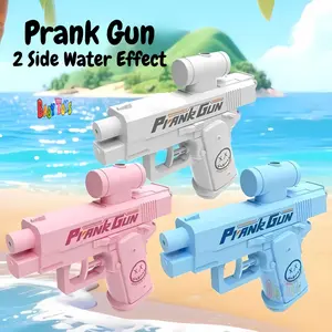 BabyToys Prank Gun 2 Side Water Effect Mainan Tembak Air Dua Arah Kreatif Plastik Berkualitas Hadiah Anak Seru & Aman