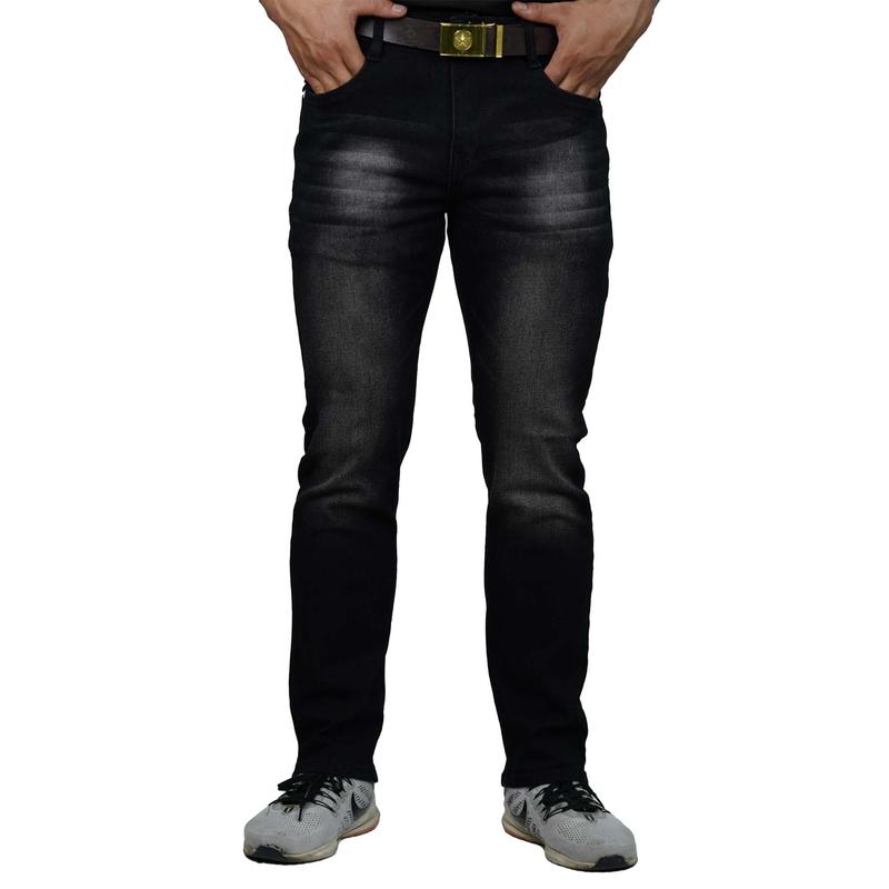  R-05 Quần Jean Nam Dài Fom Slim CC Co Giãn Đen Thời Trang 