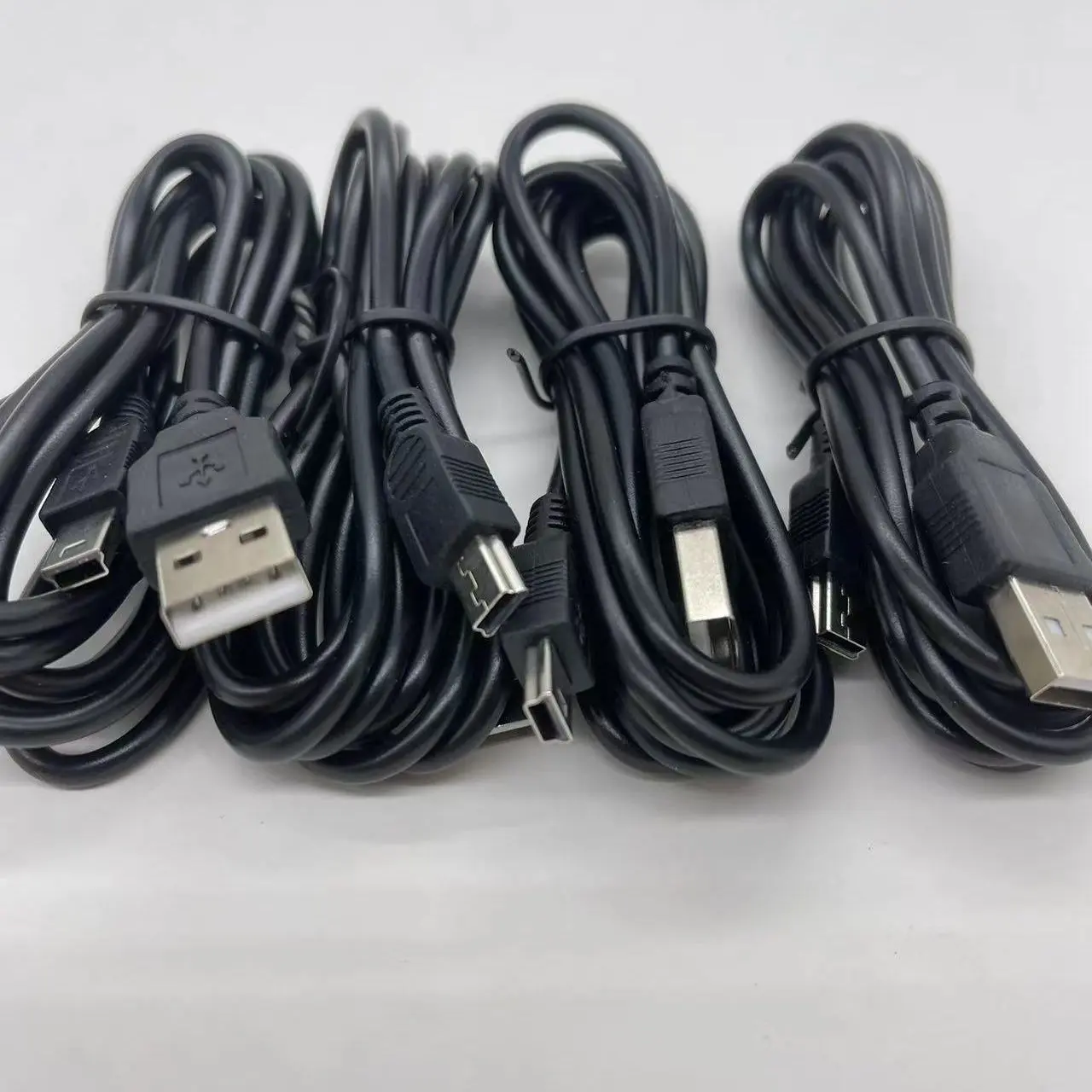 Kabel Pengecas Telefon, Mini 5P, untuk Warga Emas, DVR Kereta, USB Jenis-C V3, Sesuai untuk MP3, MP4, MP5, Kabel Data