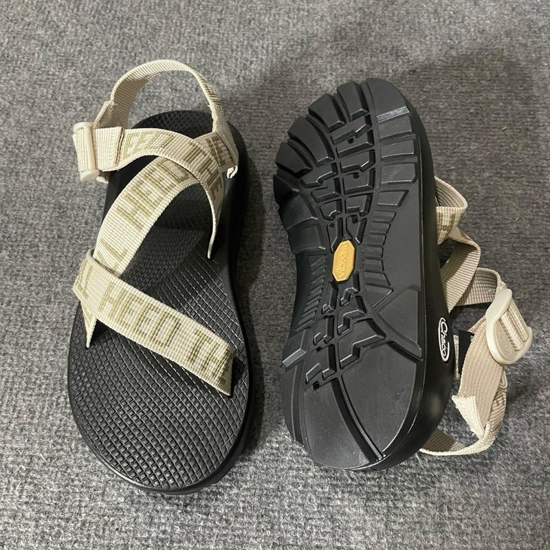 ( Đế Thường ) 35 - 43 Sandal chaco Mũi tròn GiàY Cao Su DéP Shoes Nữ Nhung Đồng