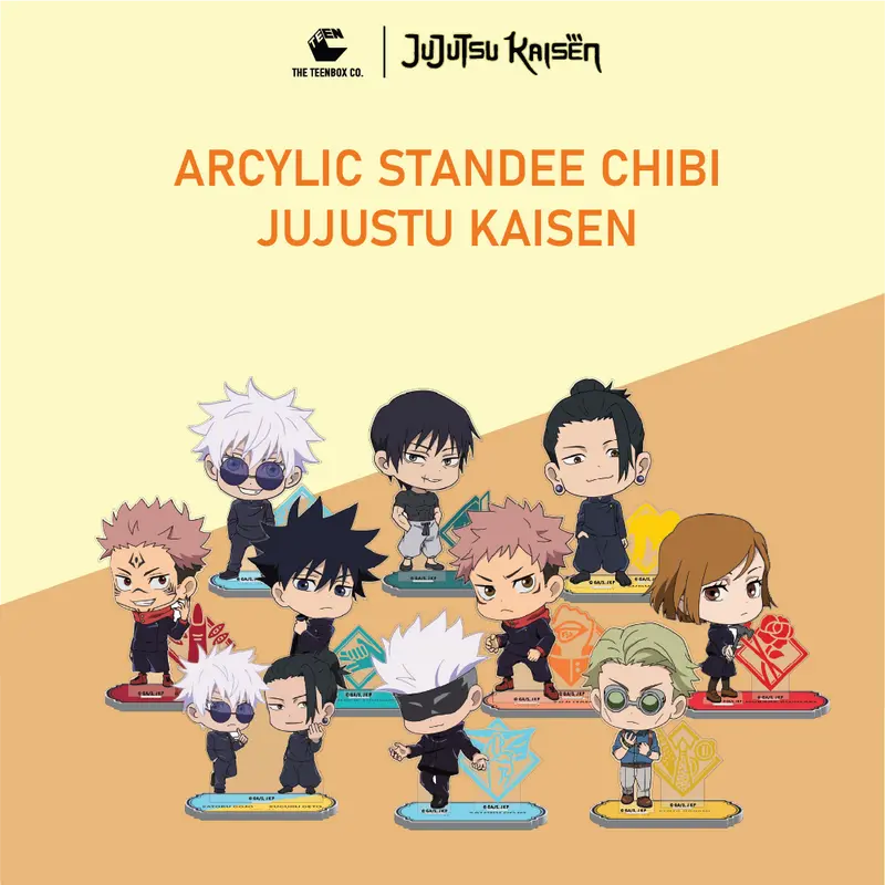 Mô Hình Standee Jujutsu Kaisen Acrylic Chibi | Toji Fushiguro, Ryomen Sukuna, Kento Nanami, Nobara Kugisaki, Yuji Itadori, Satoru Gojo P1 & P2, Geto Suguru | Anime Figure Decor Để Bàn, Trang Trí Góc Học Tập, Phòng Ngủ, Quà Tặng Fan JJK 0