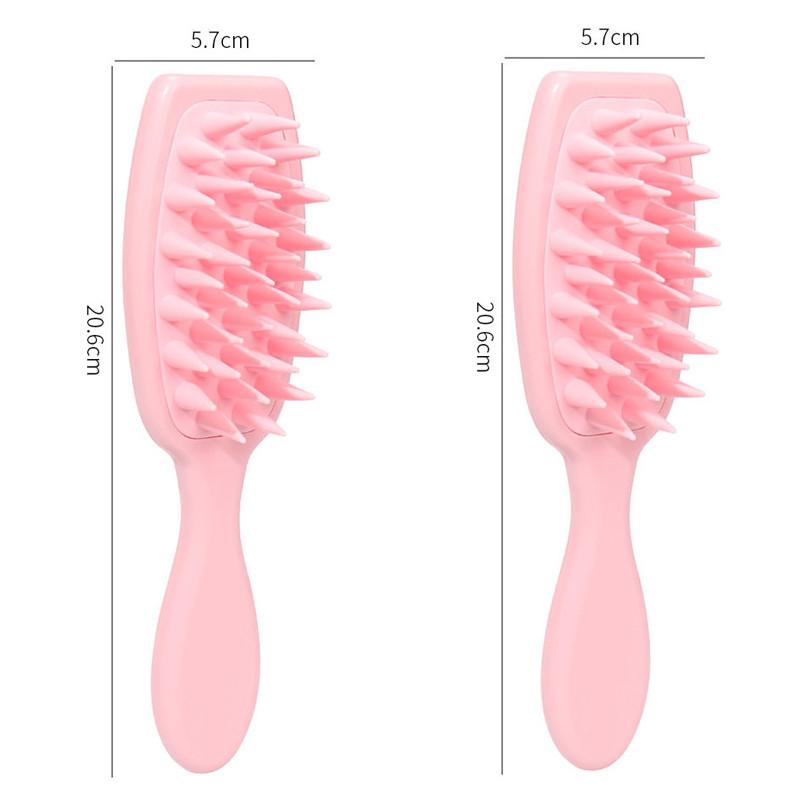 Lược Gội Đầu Bằng Silicon Cầm Tay Massage Da Đầu Giảm Rụng , Kích Thích Mọc Tóc - Lược Chải Mát Xa Giảm stress Da Đầu Tiện Dụng - Lược Massage Thư Giãn Bàn Chải cây đánh hàn khí Máy Massage Chăm Sóc Da