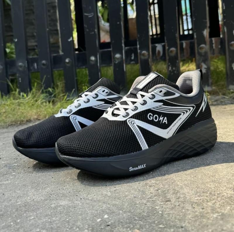 (SIÊU HÓT) Giày Chạy Bộ Chính Hãng Goya Dành Cho Người Mới Bắt Đầu: Goya Strides 2 FULL ĐEN