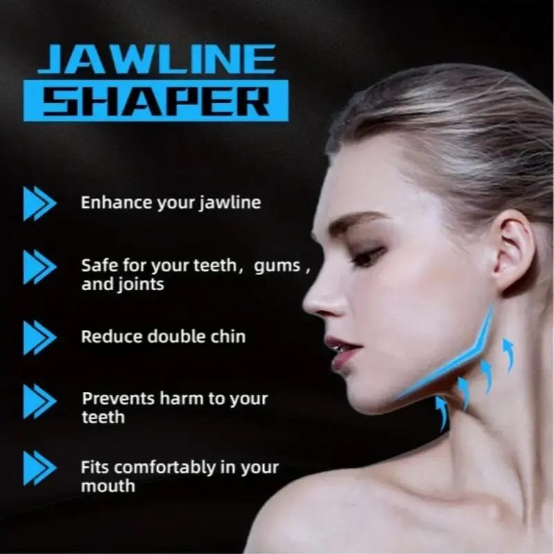 Jaw Trainer, Jaw Muscle Exerciser, Black Jaw Muscle Training Tool, Face Slimming Tool, Suitable for Beginners, Face Shaper, Skincare Tools 3