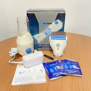 V-COMB Sisir Penghilang Kutu Rambut / Sisir Penghilang Kutu Rambut Electrik / Alat Penghilang Kutu Rambut