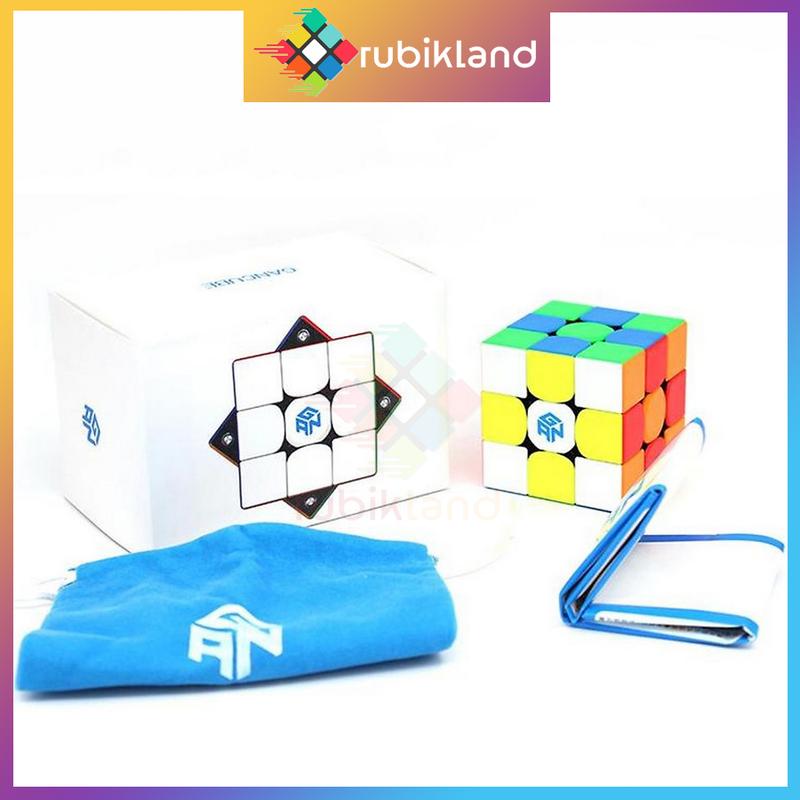 Rubik Gan 356 M Rubic 3x3 Nam Châm Cao Cấp Gan 356M Stickerless Đồ Chơi Trí Tuệ Trẻ Em