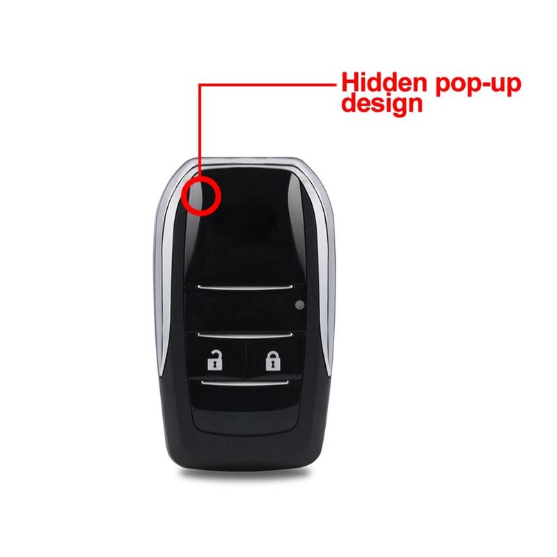 Product Introduction of Vỏ chìa khóa từ xa lật, sửa đổi, cho Toyota Rav4, Camry, Hiac, Corolla, Hilux, Fortuner, Innova, Vỏ chìa khóa, có lưỡi Toy43, nút 2/3 / 4 4