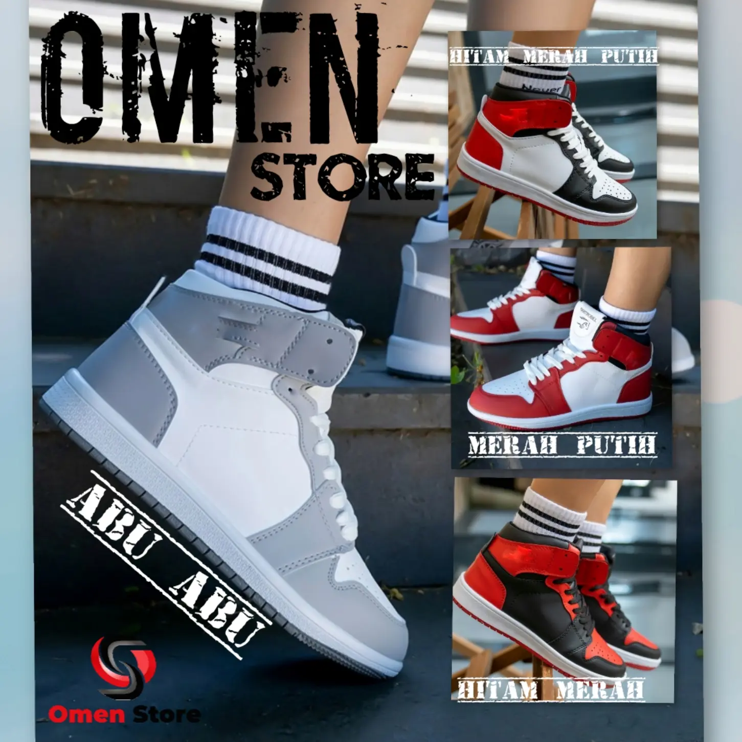 Sepatu Casual Boot cewek cowok | Sepatu Sneakers Boot