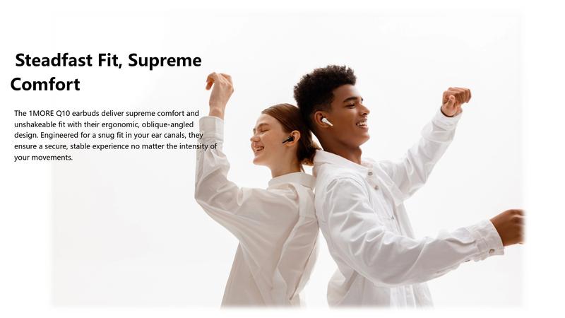 Product Introduction of New 1more true wireless earphones Q10 Bluetooth 5.3 IPX4 TWS fast pairing 2
