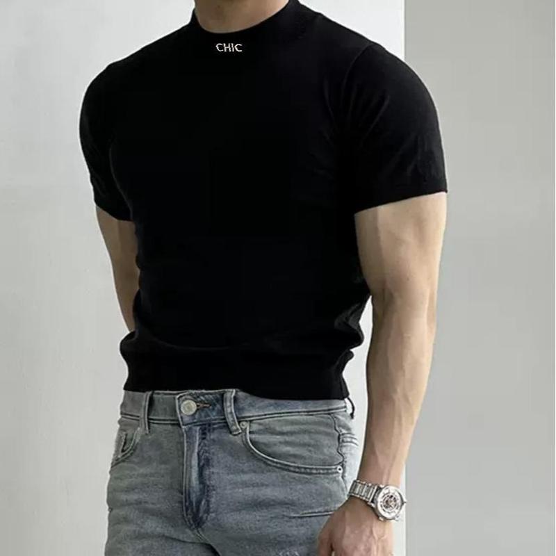 Áo thun Style Body INA Cotton |SIXPACK| Menswear Nam Cổ Tròn