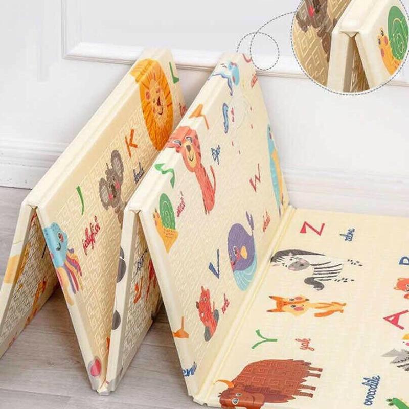 Thảm Xốp Thảm Trải Sàn XPE Phủ Silicon 2 Mặt Cho Bé Siêu Êm kích thước 1m8 x2m thảm nằm chơi thảm ăn cơm Đồ Chơi