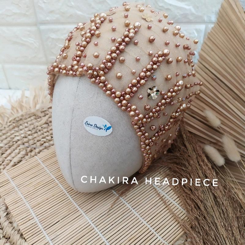 Chakira Headpiece / headpiece mutiara / headpiece pengantin 0