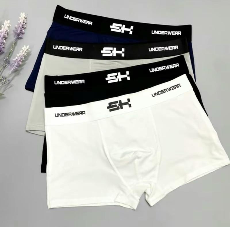 Combo 5 chiếc quần lót nam SH [ Hàng loại 1 ] chất thun lạnh, quần sịp xì đùi nam co dãn thoáng mát kháng khuẩn Quần Boxer Boxer Menswear  trunks khô sạch đồ  lót