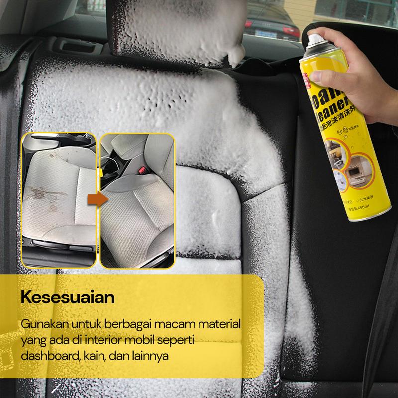 VOHAOCHAI Foam Cleaner Spray Car Interior Agent Cleaner 650ml 5