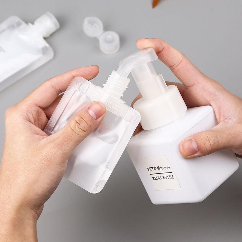 Túi Đóng Gói Du Lịch, Mỹ Phẩm, Dầu Gội Đầu, Kem Dưỡng Da, Sữa Tắm, Sữa Rửa Mặt, Cầm Tay, Thích Hợp Cho Chuyến Đi Công Tác Và Du Lịch, Chai Đựng Đồ Trên Máy Bay, Bán Chạy Tại Cửa Hàng 4