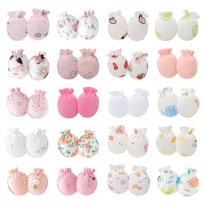 Product Introduction of 5 Pair of Cartoon Newborn Anti Scratch Gloves, Baby Handguard  Gloves for 0-5 Months 18