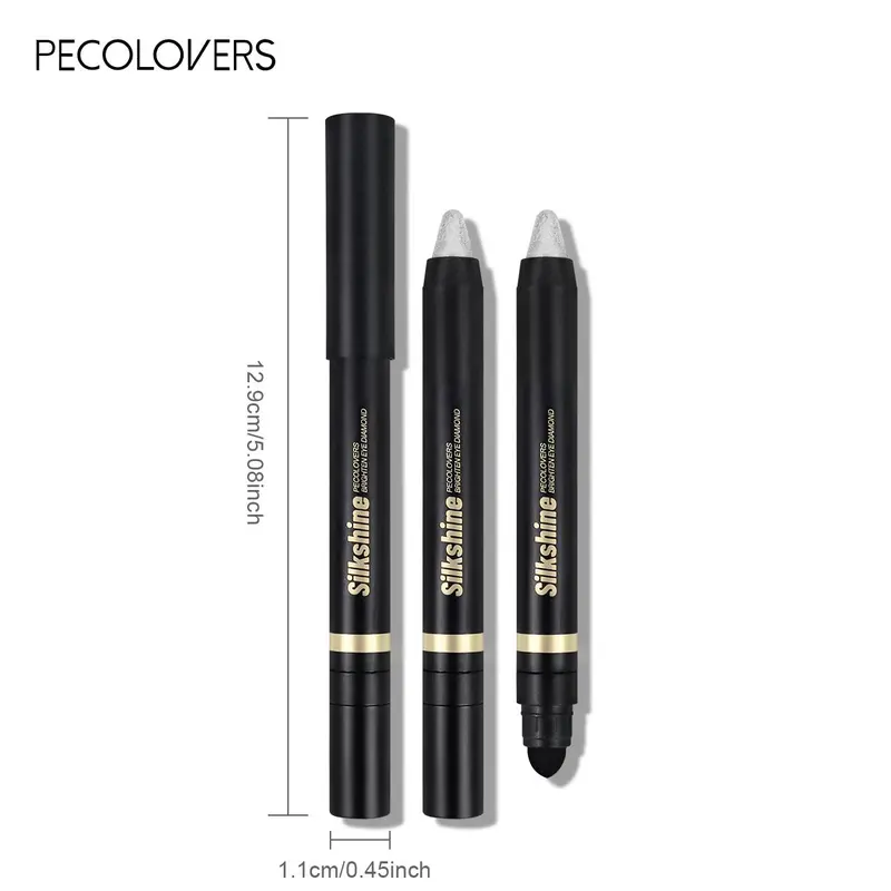 Long Lasting Shimmering Eyeshadow Pencil, 1 Count Ultra Pigmented and Long Lasting Cream Eye Shadow Pen, Eye Makeup Tool for Women, One Size Makeup, Christmas Gift 1