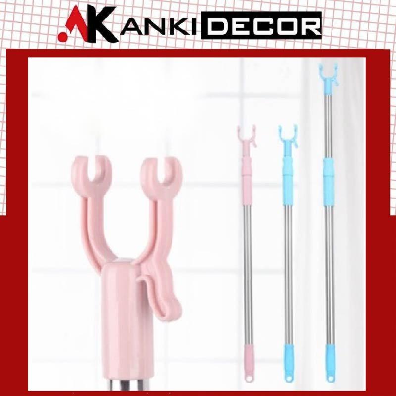 Sào phơi đồ inox | Cây lấy quần áo | Cây phơi đồ | cây chọc quần áo | Cây lấy đồ | gậy lấy quần áo trên cao1m2 inox - Anki decor