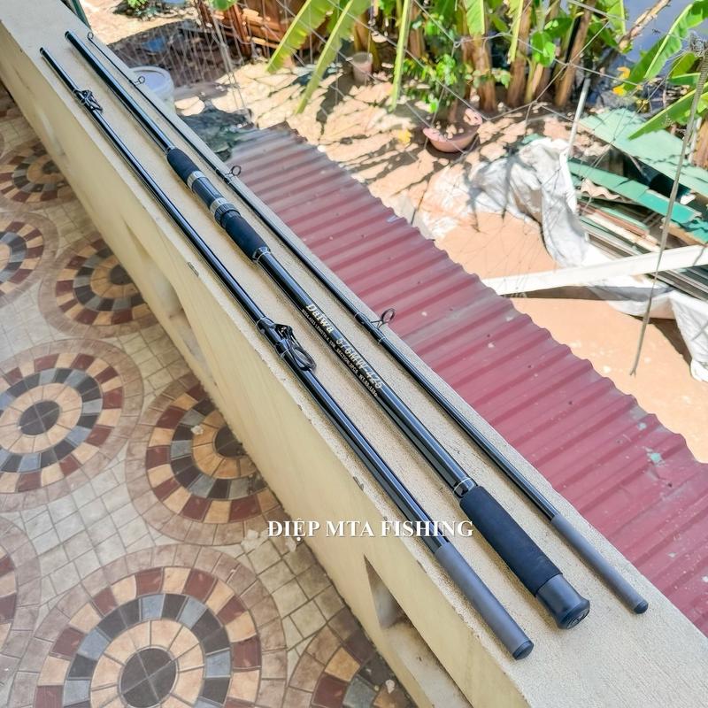 Cần câu cá ba khúc câu sông, câu lục ,bạt biển DAIWA 576MW 3.9m-4.25m ngọn to độ cứng H ( tương đương cx câu lục ) Đi Câu Bắt Cá Câu Cá Fishing Fish