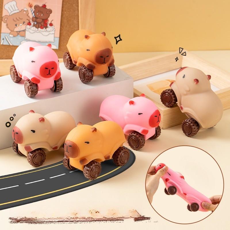 Vinnatsu Mainan Capybara Squishy Troli/Capybara Mainan Dekompresi ...
