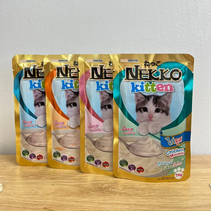 [COMBO PATE NEKKO] - Combo 12-24 gói Pate Nekko dành cho mèo trưởng thành & mèo con- Mix Vị, gói 70g 5