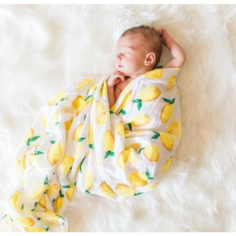 bedong bayi muslin jumbo 120*120 bahan katun bamboo motif random pilih motif di live Newborn Tidur feeding seat newborn 2